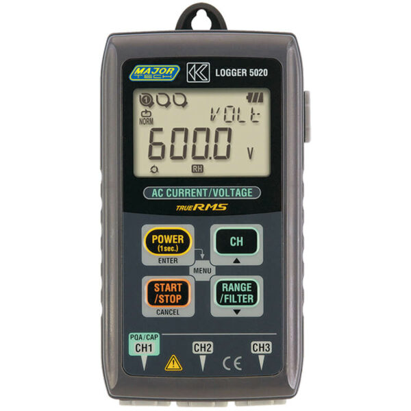 True RMS Voltage, Current and Leakage Logger