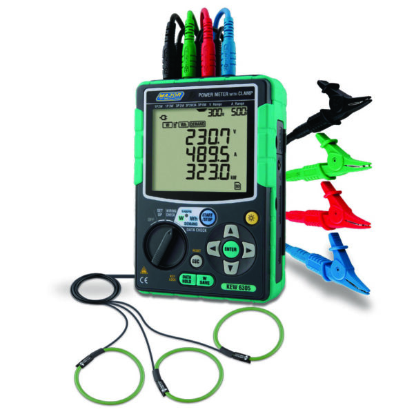 Power Meter with Flexible Clamp Sensors