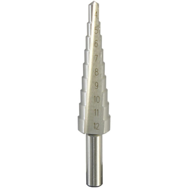 4-12mm, 9 Hole Step Drill