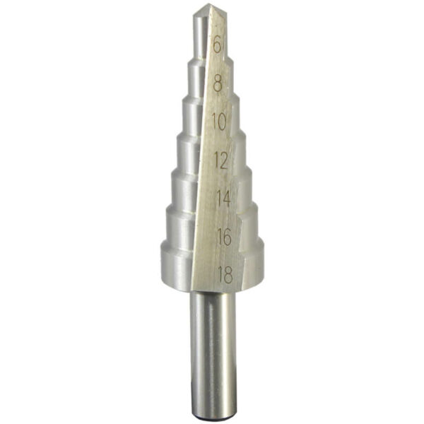 6-18mm, 7 Hole Step Drill