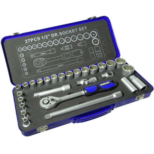 27pc Ratchet Socket Set