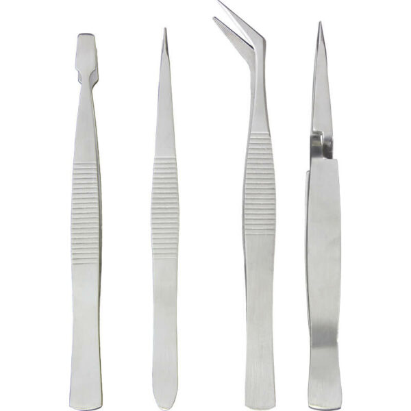 Stainless Steel Tweezer Set