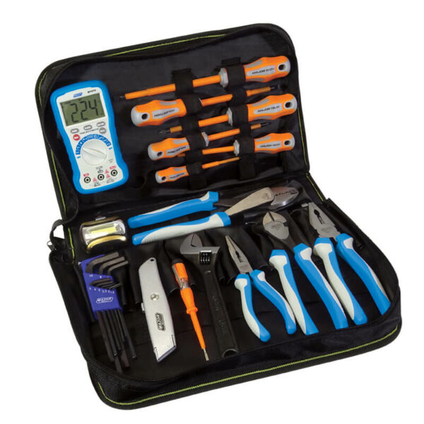 17 Piece Tool Kit with MT870 Multimeter